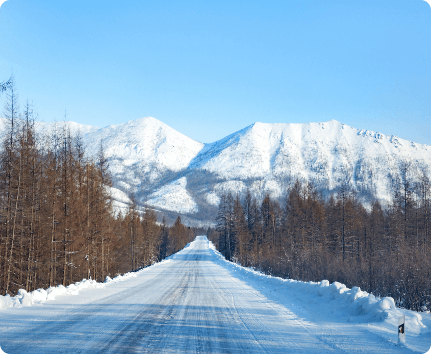 snow mountains